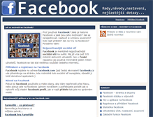 Tablet Screenshot of facebook.jak-na-to.eu